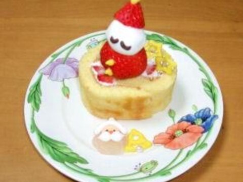 イチゴでサンタ 雪だるまの飾りケーキ レシピ 作り方 By いちごといっしょ 楽天レシピ